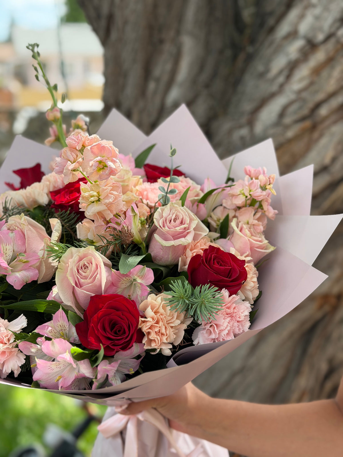 Garden Romance — handcrafted flower bouquet