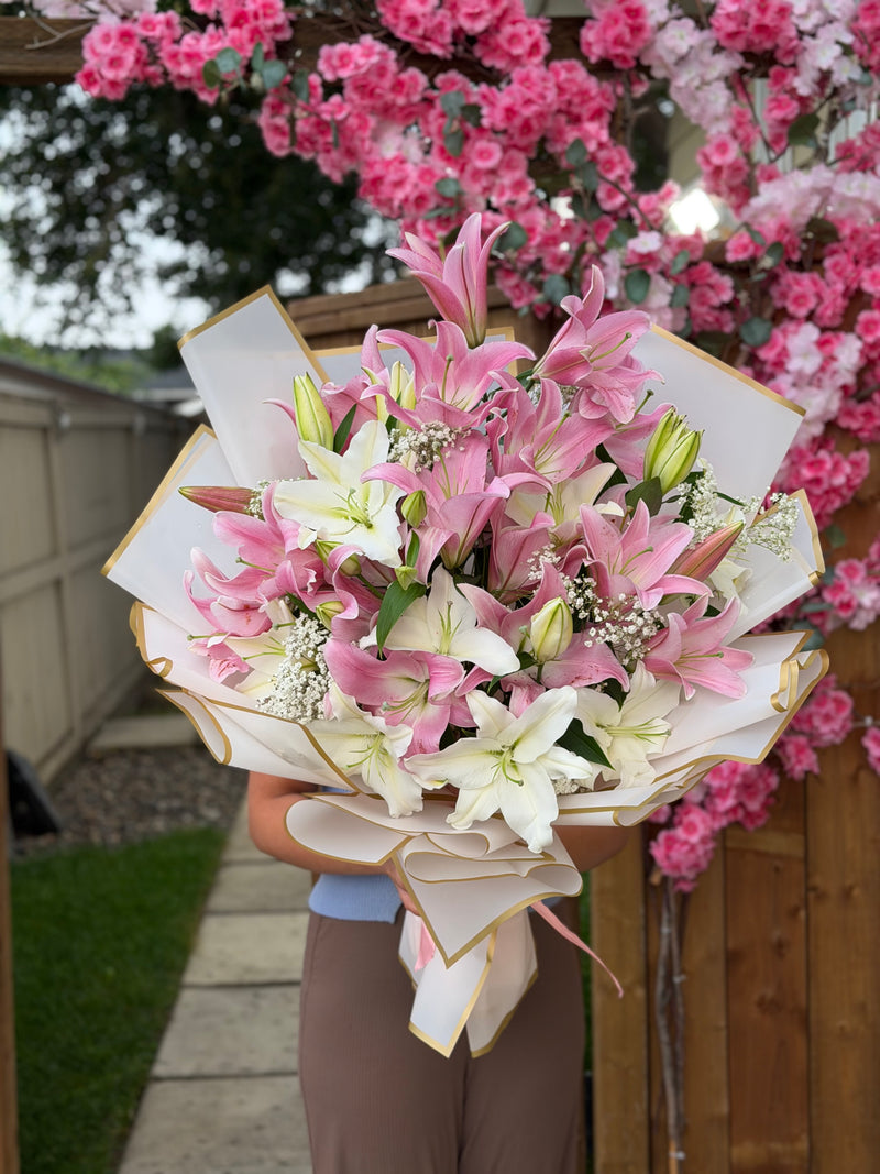 Lily Reverie — handcrafted flower bouquet