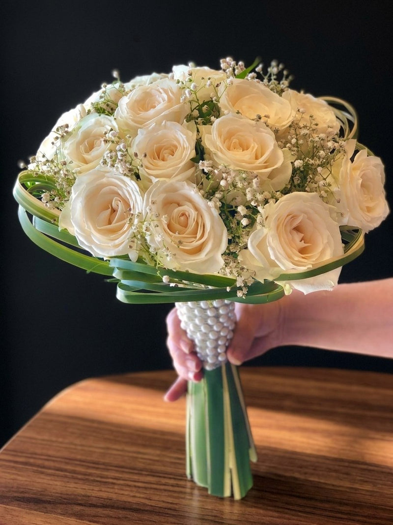 Ivory Rose Bridal Bouquet — bridal floral design