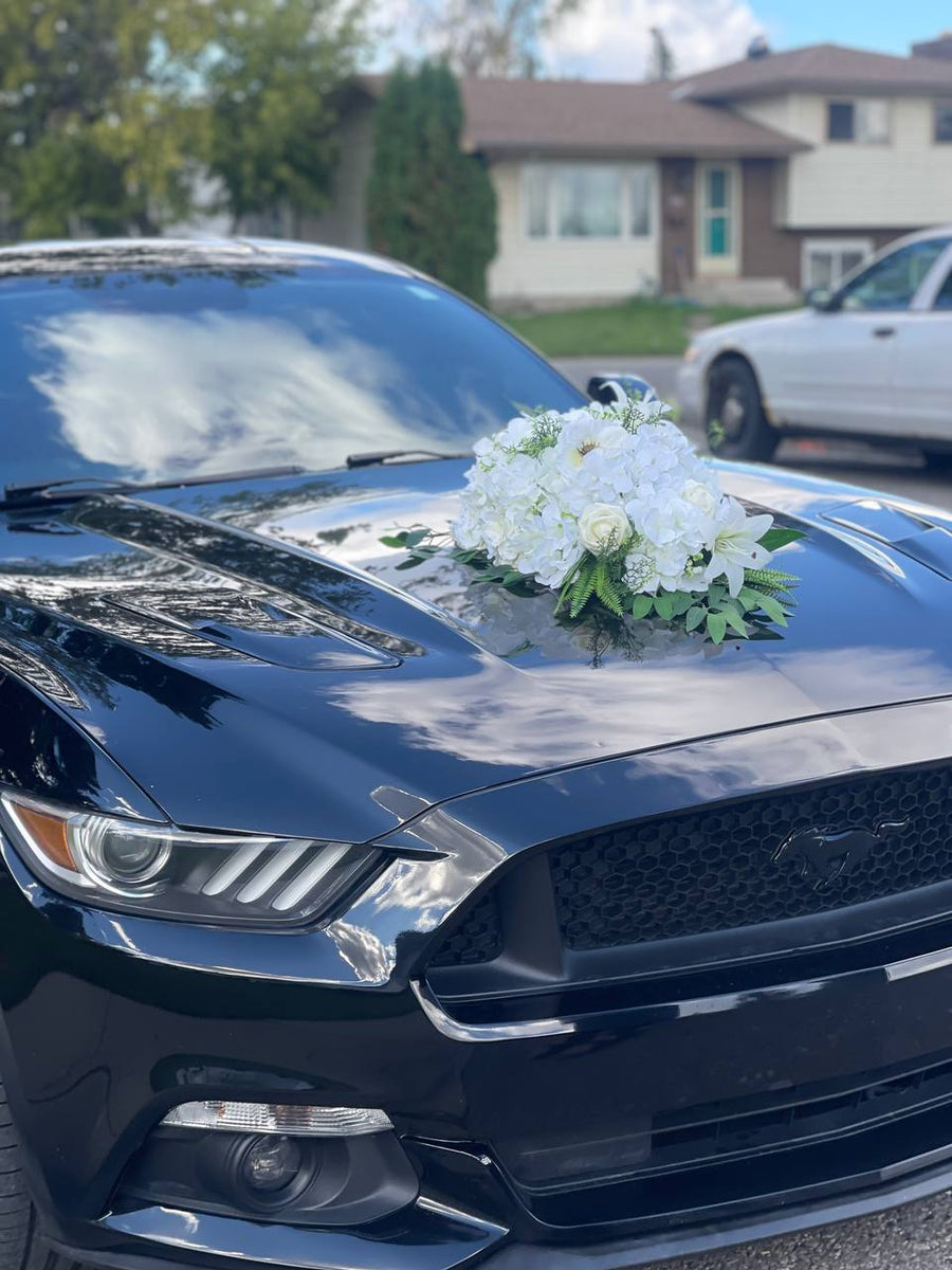 Wedding Car Floral Styling 02 — wedding car decoration