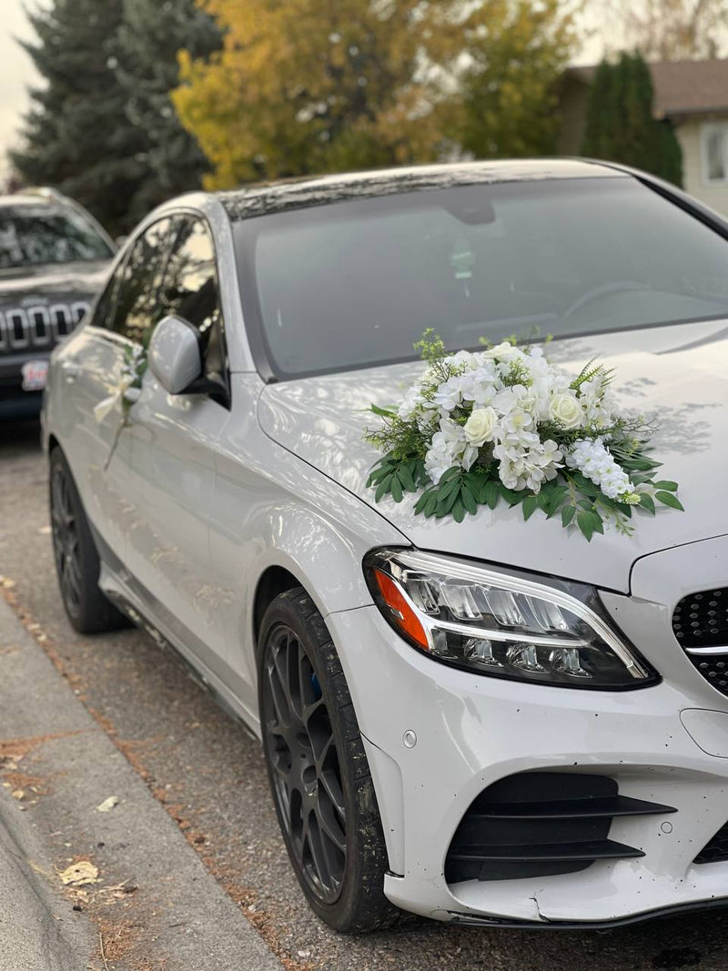 Wedding Car Floral Styling 03 — wedding car decoration