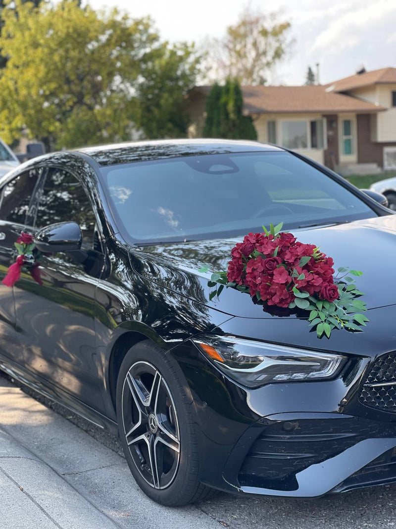 Wedding Car Floral Styling 05 — wedding car decoration