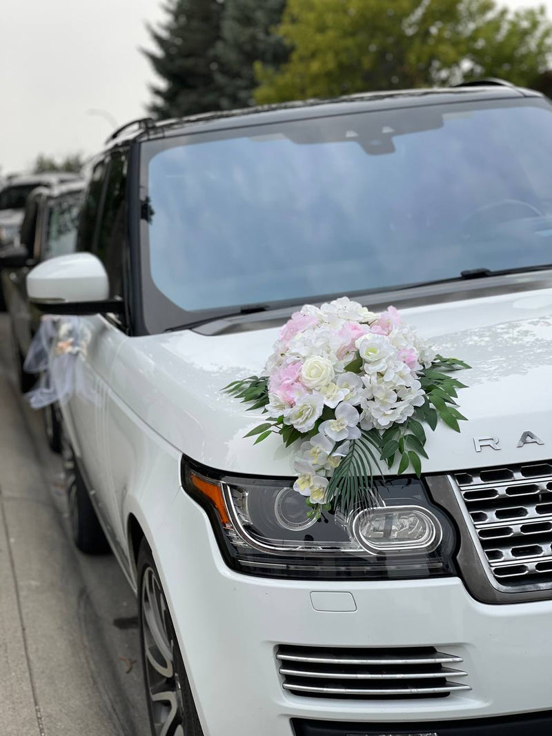 Wedding Car Floral Styling 06 — wedding car decoration