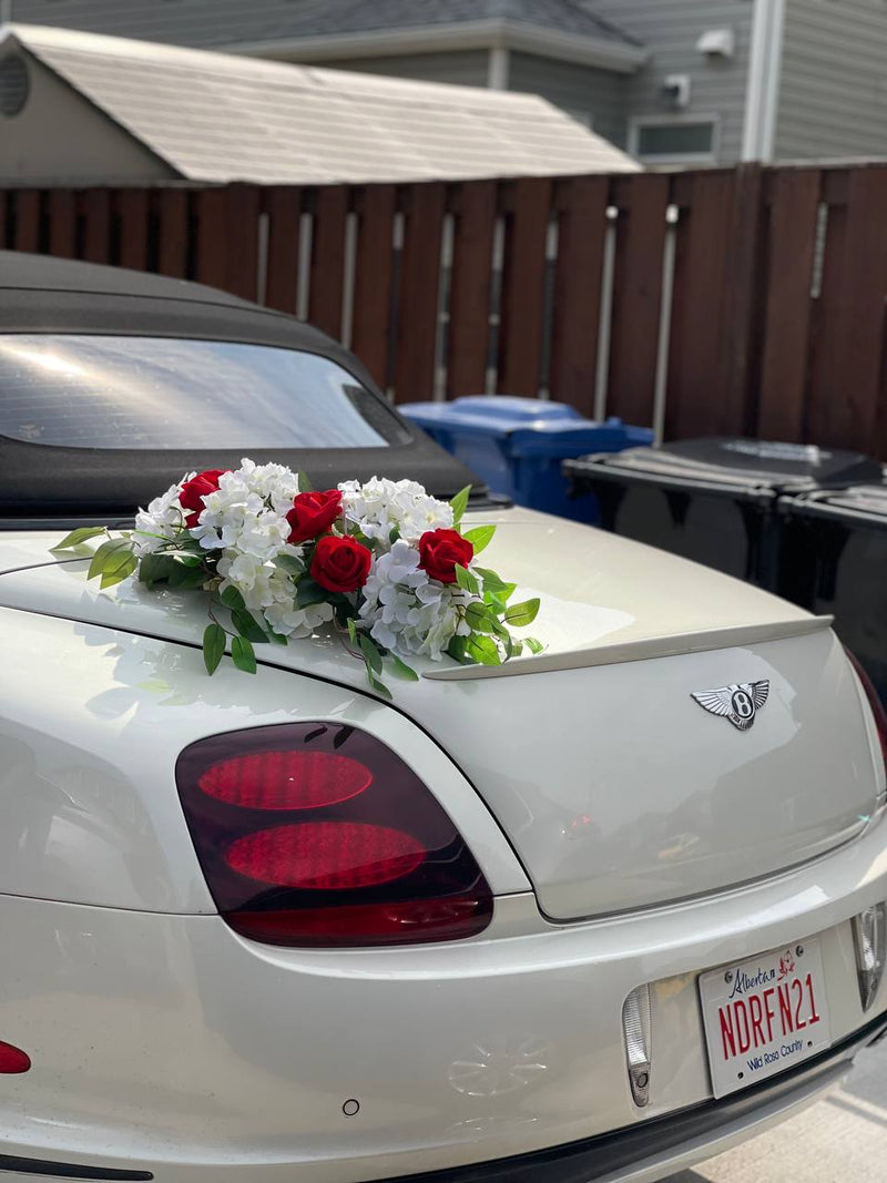 Wedding Car Floral Styling 07 — wedding car decoration
