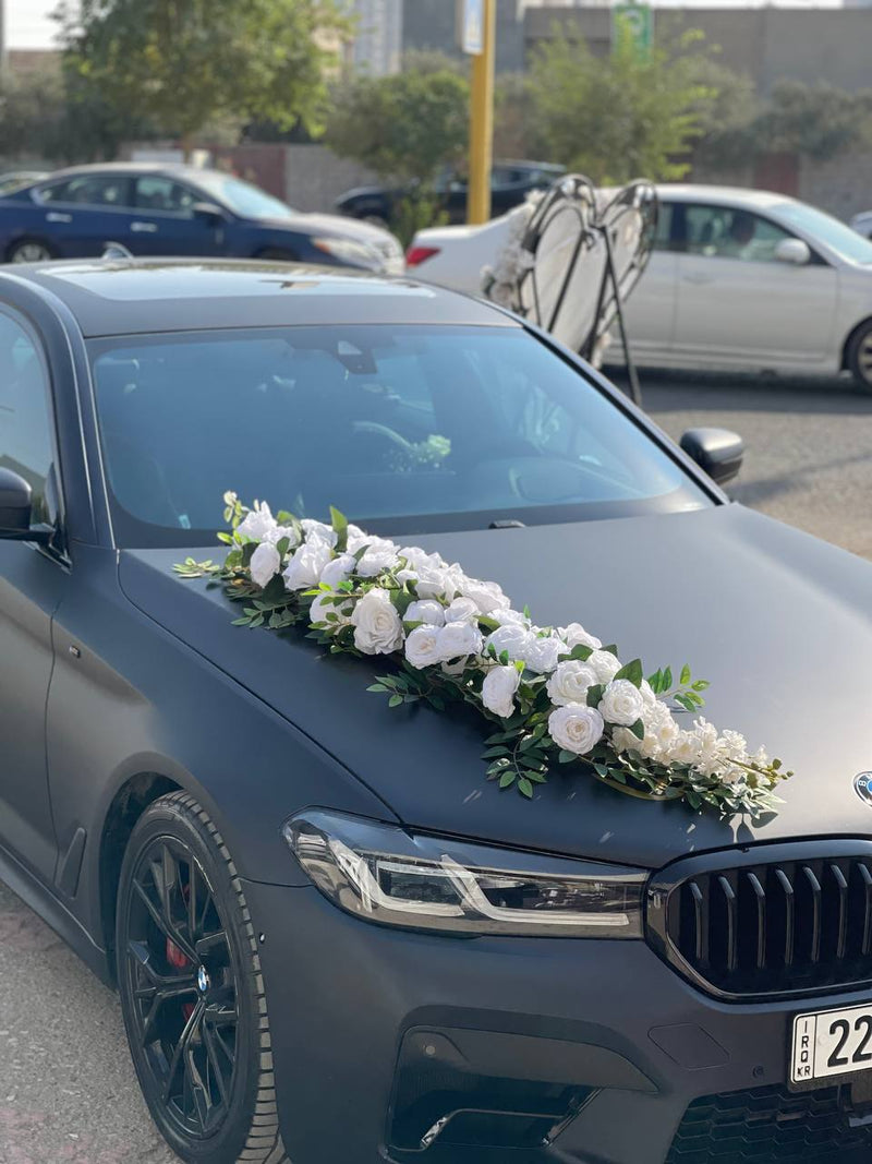 Wedding Car Floral Styling 11 — wedding car decoration