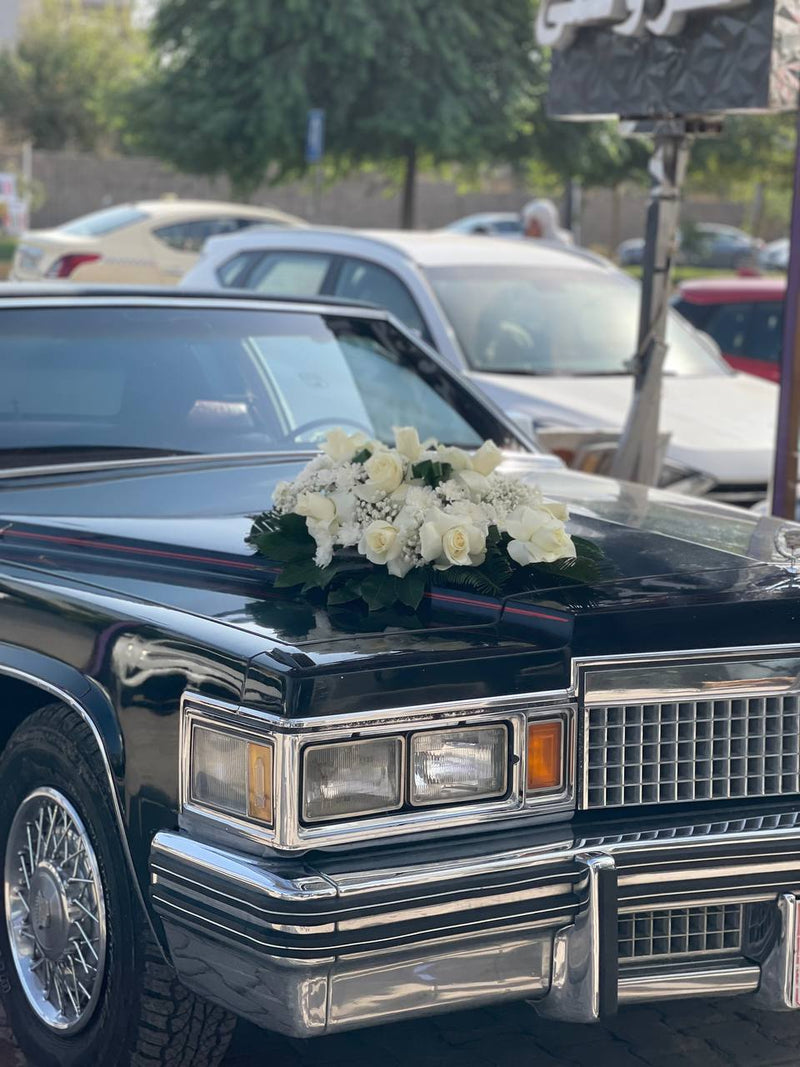 Wedding Car Floral Styling 12 — wedding car decoration