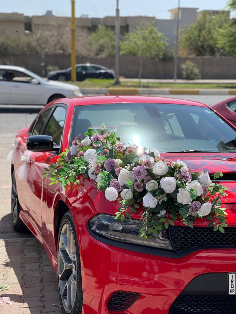 Wedding Car Floral Styling 14 — wedding car decoration