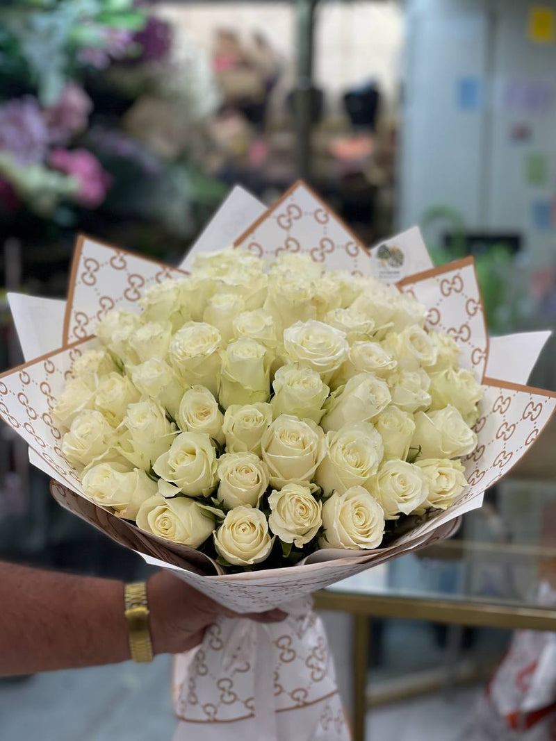 Grand Ivory Roses — statement rose design