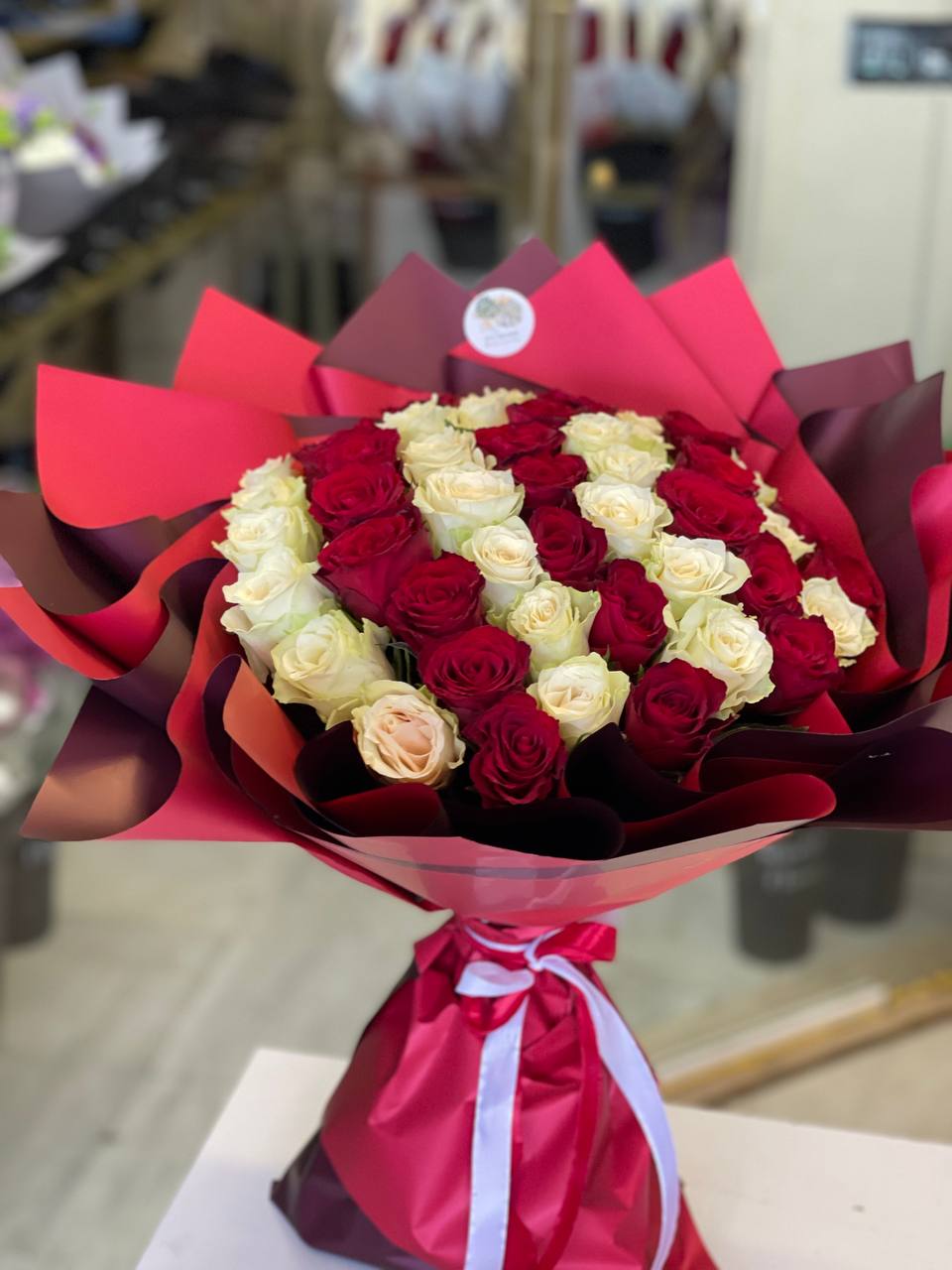 Rose Number Bouquet — statement rose design