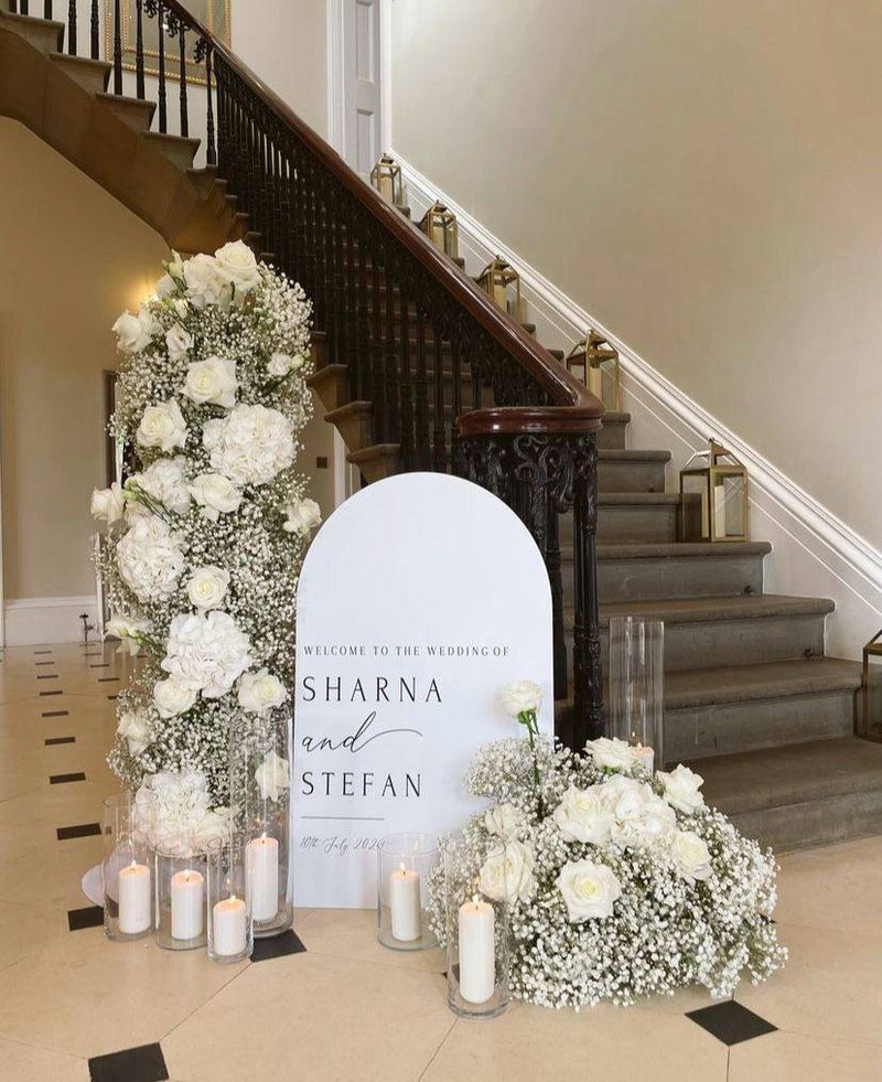Wedding ceremony and reception flowers — supplied design inspiration 40