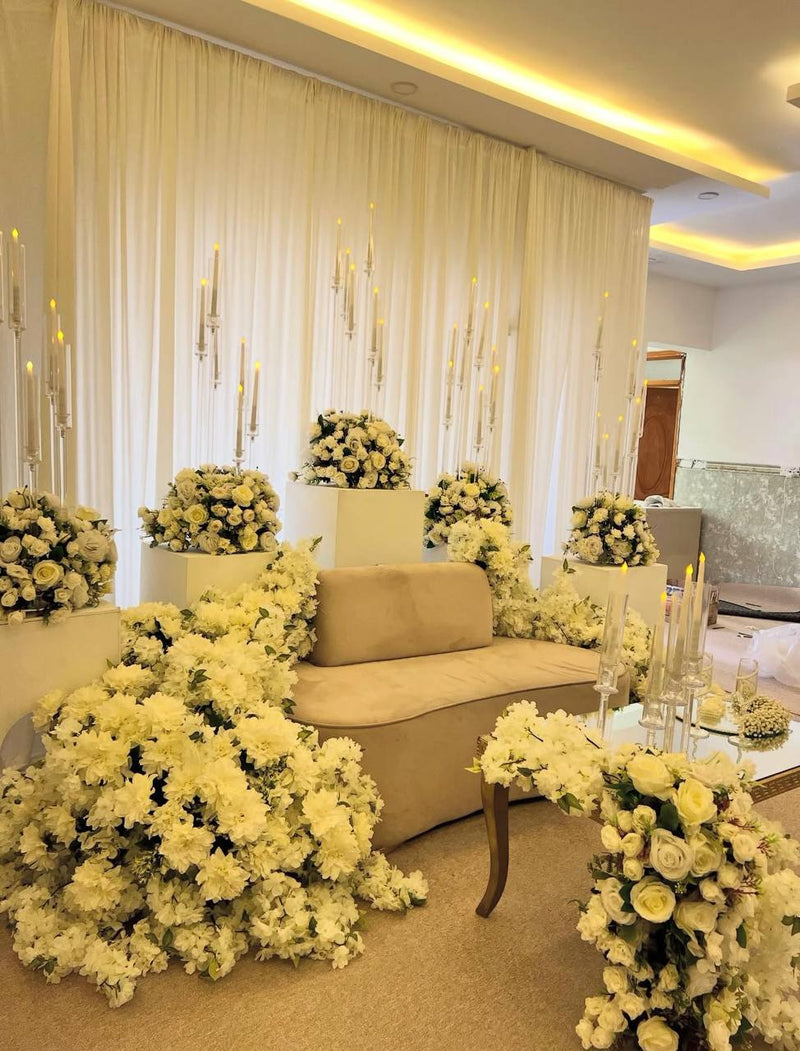 Wedding ceremony and reception flowers — supplied design inspiration 44